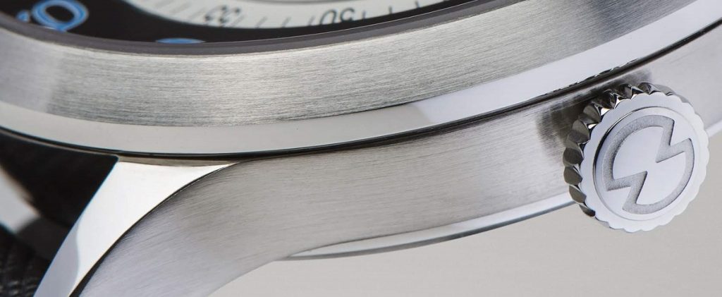 snglrty watch case manufactured from 316L stainless steel, also referred to as 1.4404 stianless steel under the european standard